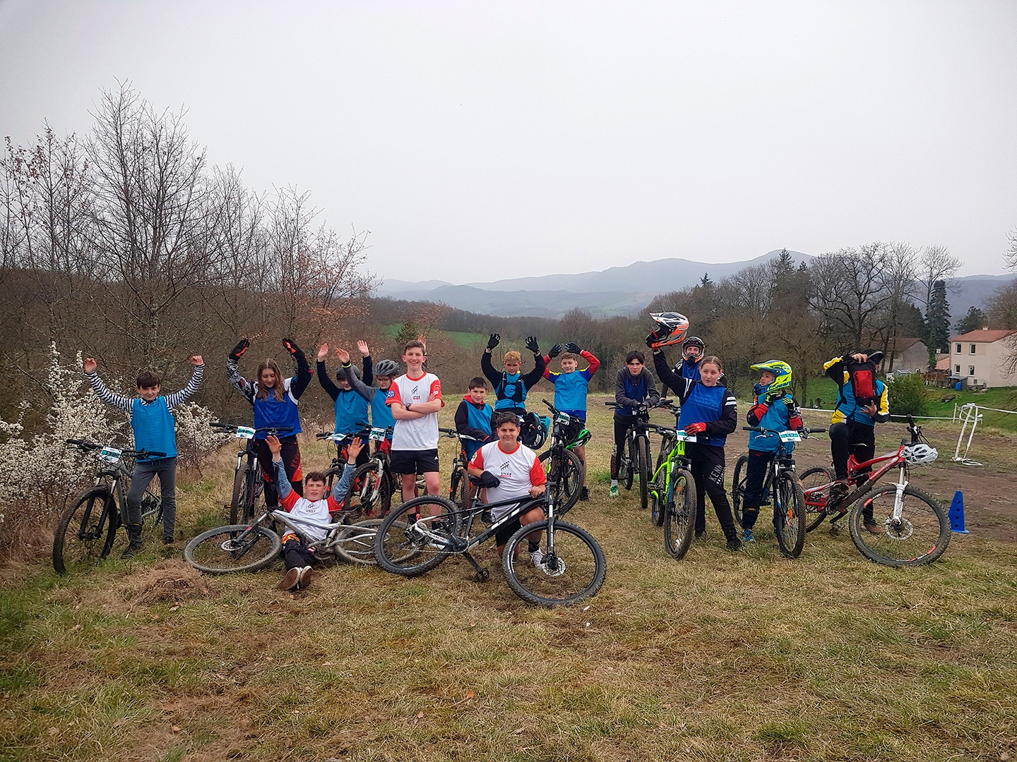 UNSS Compétition départementale de VTT Notre Dame Notre Dame
